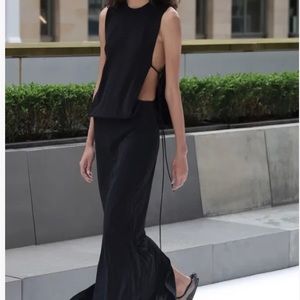 Christopher Esber Black Maxi Dress